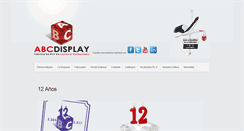 Desktop Screenshot of abcdisplay.es