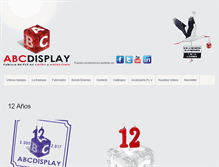 Tablet Screenshot of abcdisplay.es